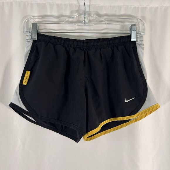 Livestrong Nike Running Shorts Women's Medium Black Pull On Lined 3.5" Inseam - Picture 1 of 8
